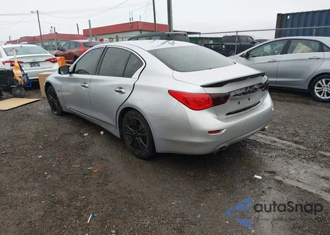 2014 Infiniti Q50 Premium из США, поврежденный, VIN JN1BV7AR8EM700335